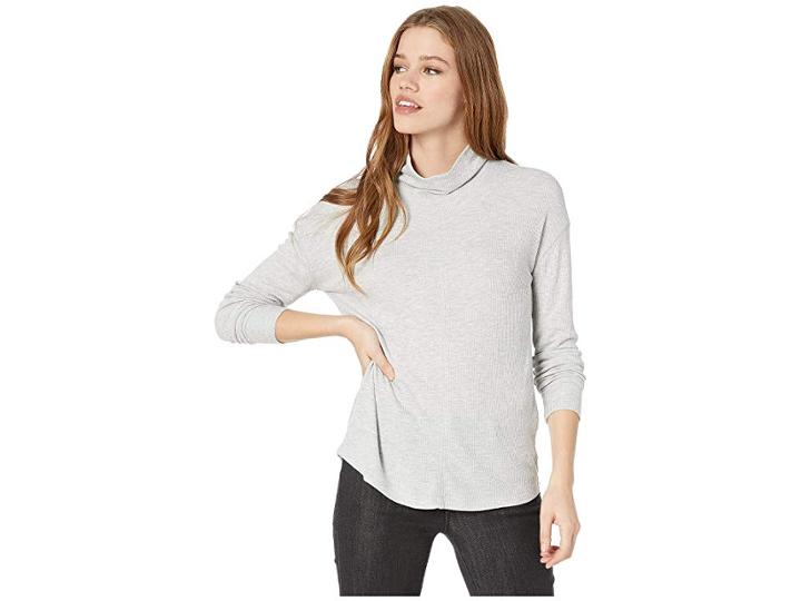 Sanctuary Highroad Thermal Tee (heather Sterling) Women's T Shirt