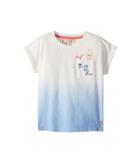 Joules Kids Go With The Flow Jersey T-shirt (toddler/little Kids/big Kids) (sky Blue Ombre) Girl's T Shirt