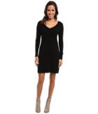 Christin Michaels 100% Cashmere Brooke Shift Dress (black) Women's Dress