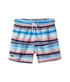 Lacoste Kids Irregular Stripe Swimsuit (little Kids/big Kids) (multicolor) Boy's Swimwear