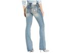 Miss Me Back Pocket Embellished Bootcut Jeans In Light Blue (light Blue) Women's Jeans