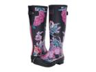 Joules Welly Print (navy All Over Floral) Women's Rain Boots