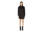 Versace Jeans Shirtdress Ed2hsa411 (nero) Women's Long Sleeve Button Up