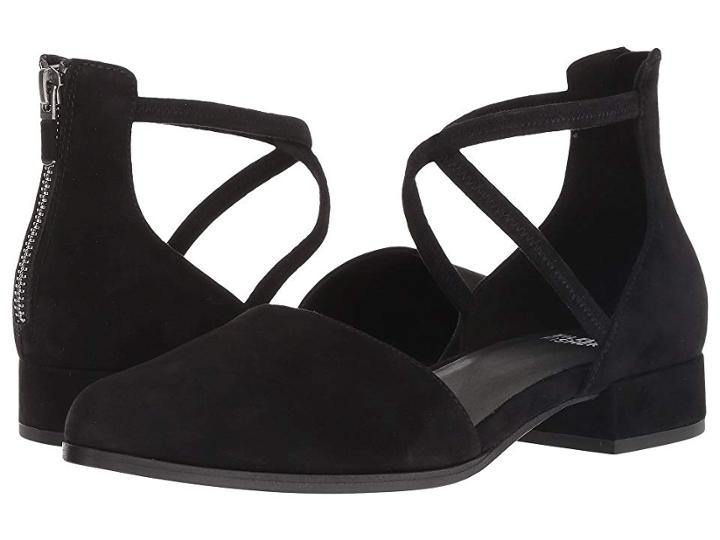 Eileen Fisher Lyton (black Suede) Women's Shoes