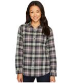 Royal Robbins Lieback Flannel Long Sleeve (green Gables) Women's Long Sleeve Button Up