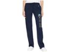 Champion College Notre Dame Fighting Irish University Fleece Open Bottom Pants (navy) Women's Casual Pants