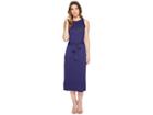 Three Dots Refined Jersey Easy Midi Dress (sparkling Water) Women's Dress