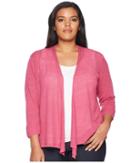 Nic+zoe Plus Size 4-way Cardy (cactus Flower) Women's Sweater