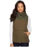 The North Face Novelty Nuptse Vest (new Taupe Green) Women's Vest