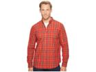 Columbia Rapid Riverstm Ii Long-sleeve Shirt (sail Red Plaid) Men's Long Sleeve Pullover