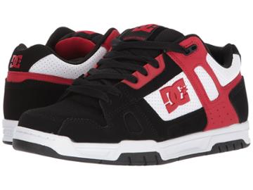 Dc Stag (black/white/red) Men's Skate Shoes