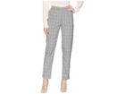 Kenneth Cole New York Satin Trim Jogger (glen Plaid) Women's Casual Pants