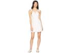 Bcbgeneration Flutter Sleeve Fit Flare Dress (optic White) Women's Dress