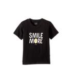 Superism Smile More Short Sleeve Tee (toddler/little Kids/big Kids) (black) Boy's T Shirt