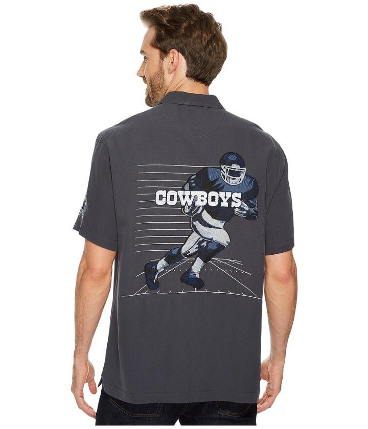 Tommy Bahama Nfl Camp Shirt (cowboys) Men's Clothing