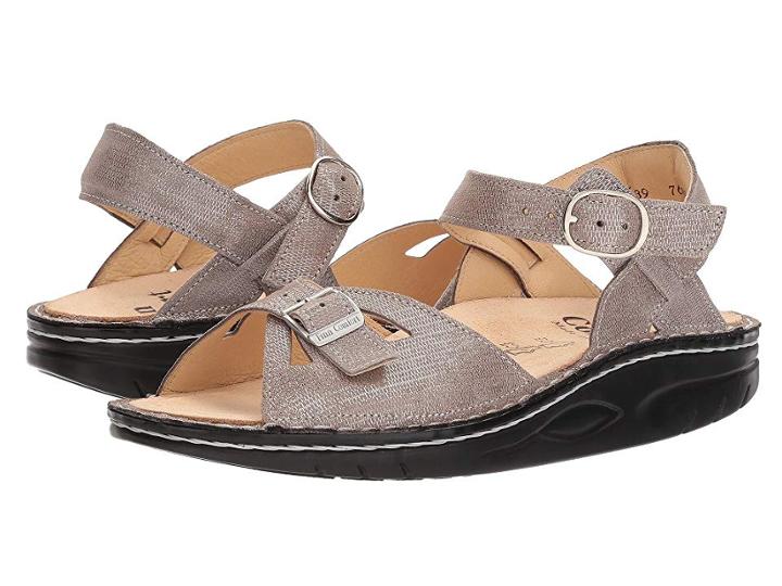 Finn Comfort Motomachi (taupe Metallic) Women's Sandals