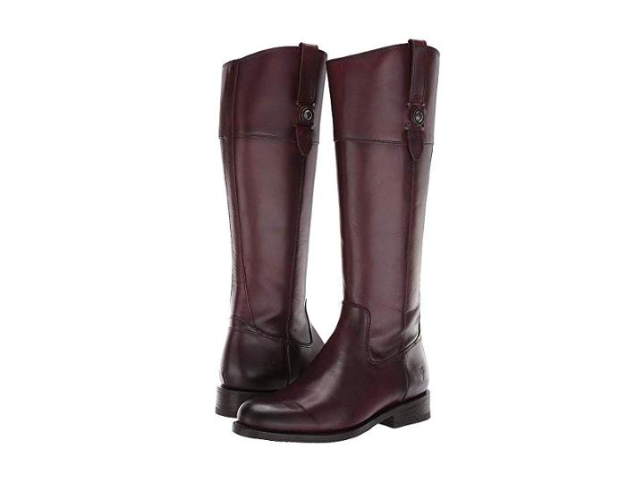 Frye Jayden Button Tall (bordeaux) Cowboy Boots
