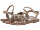 Toms Lexie Sandal (desert Taupe Canvas/embroidery) Women's Sandals