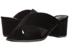 Sol Sana Tilda Mule (black Velvet) Women's Clog/mule Shoes