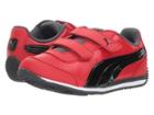 Puma Kids Speed Lightup Power V (little Kid) (ribbon Red/puma Black/iron Gate) Boy's Shoes