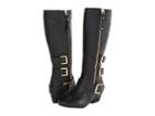 Naya Frankie (black Leather) Women's Zip Boots