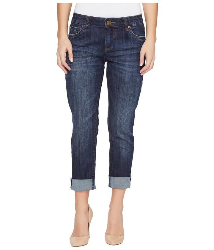 Kut From The Kloth Petite Catherine Boyfriend In Enticement Wash (enticement Wash) Women's Jeans