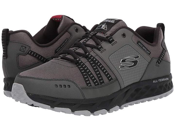 Skechers Escape Plan (charcoal/black) Men's Shoes