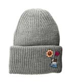 Collection Xiix Pin It Cuff Beanie (heather Grey) Beanies
