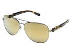 Michael Kors Pandora (pale Gold/liquid Gold) Fashion Sunglasses