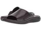 Cole Haan 2.zerogrand Slide Sandal (dark Roast Leather/black) Men's Sandals