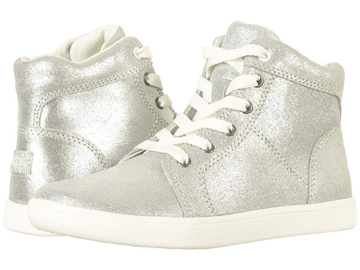 Ugg Kids Schyler Metallic (little Kid/big Kid) (silver) Girl's Shoes