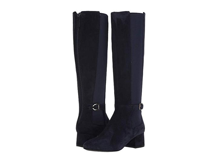 Cole Haan Avani Stretch Boot (marine Blue Suede) Women's Boots