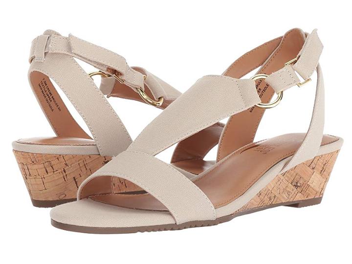 Aerosoles Creme Brulee (natural Fabric) Women's  Shoes
