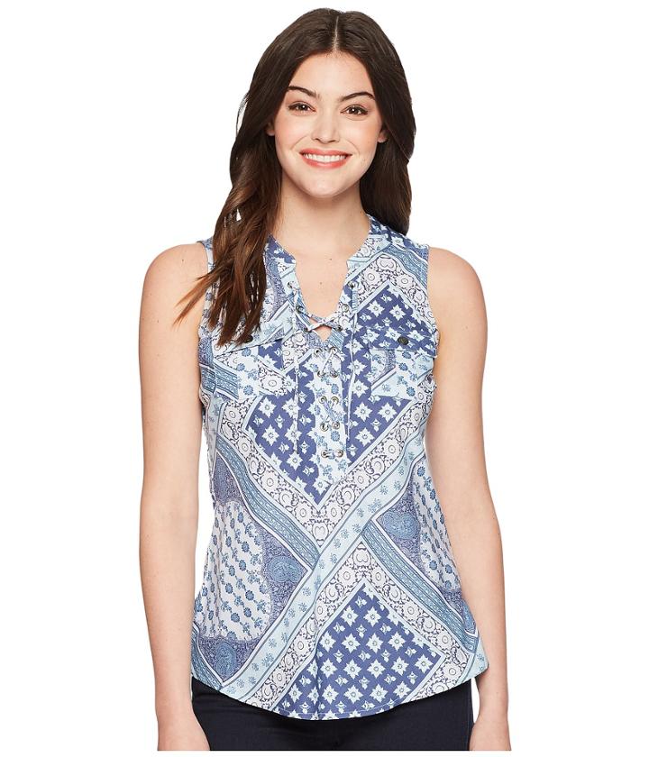 Aventura Clothing Giselle Tank Top (blue Indigo) Women's Sleeveless
