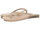 G By Guess Jumper (light Gold/gold) Women's Slide Shoes