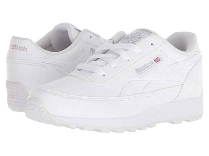 Reebok Kids Cl Renaissance (little Kid/big Kid) (white/steel) Kids Shoes