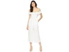 Astr The Label Keely Jumpsuit (white Taupe Stripe) Women's Jumpsuit & Rompers One Piece