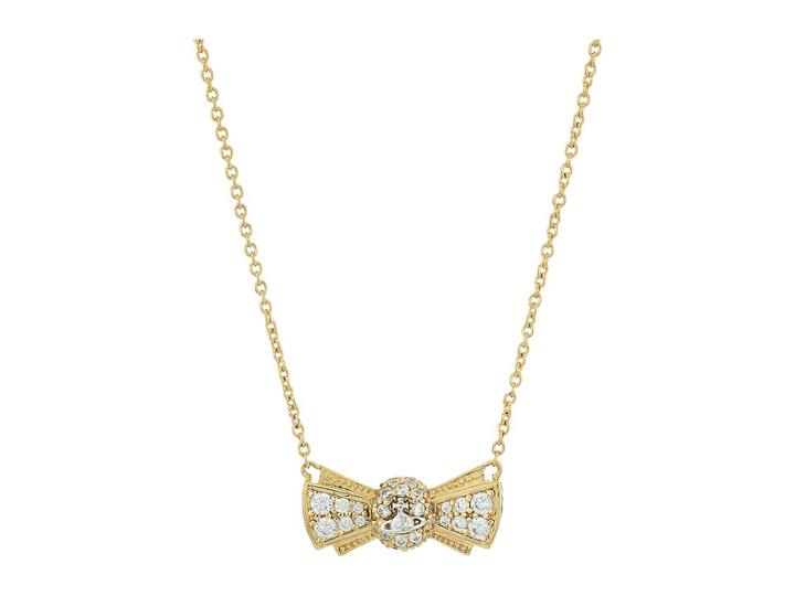 Vivienne Westwood Pamela Small Pendant (white Cubic Zirconia) Necklace