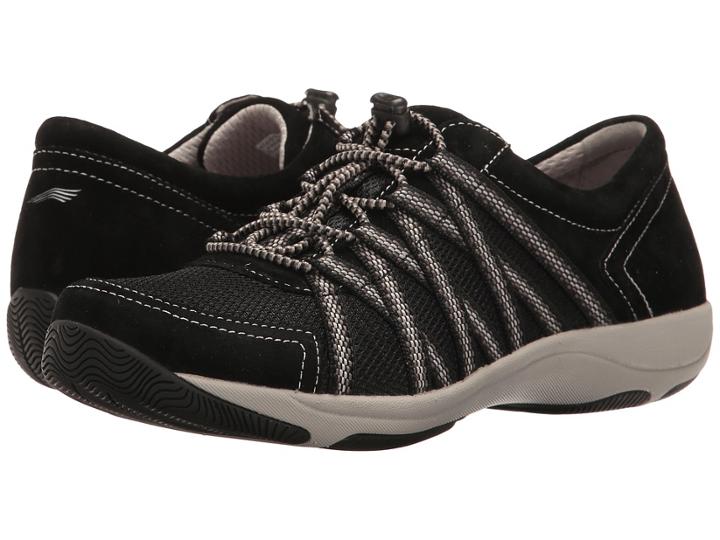 Dansko Honor (black Suede) Women's  Shoes