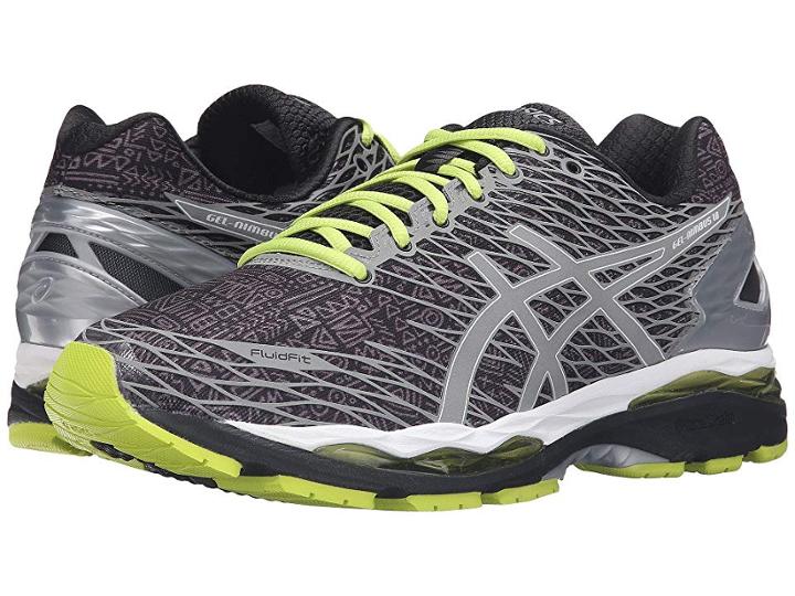Asics Gel-nimbus(r) 18 Lite-show (black/silver/sulphur Spring) Men's Running Shoes