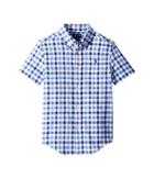 Polo Ralph Lauren Kids Plaid Performance Oxford Shirt (little Kids/big Kids) (blue Multi) Boy's Clothing