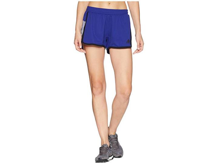 Adidas Ultimate Knit Shorts (real Purple/white) Women's Shorts