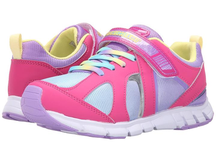 Tsukihoshi Kids Rainbow (little Kid/big Kid) (fuchsia/sky) Girls Shoes