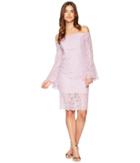 Bardot Solange Lace Dress (lilac Mist) Women's Dress