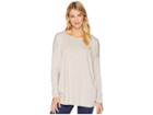 Tasc Performance Balance Loose Fit Long Sleeve Top (crater Heather) Women's Clothing