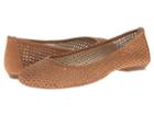 French Sole League (tan Nubuck) Women's Flat Shoes