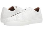 Aquatalia Alaric (white Embossed Leather) Men's Lace Up Casual Shoes