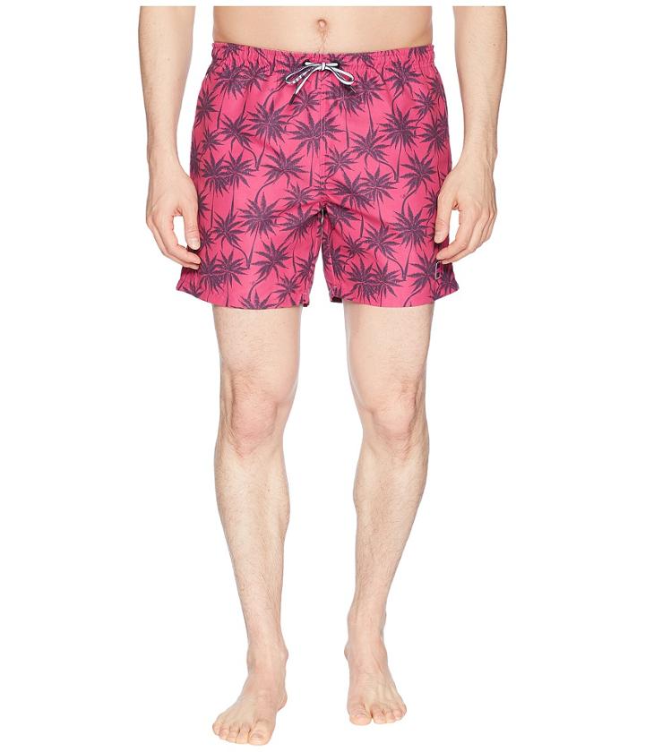 Boss Hugo Boss Piranha Swim Trunk (open Pink) Men's Swimwear