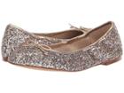 Sam Edelman Felicia (molten Gold Chunky Glitter) Women's Flat Shoes