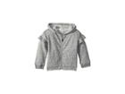 Splendid Littles Always Flounce Sleeves Hoodie (infant) (marled Grey) Girl's Sweatshirt